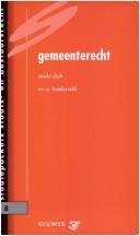 Cover of: Gemeenterecht by E. Brederveld