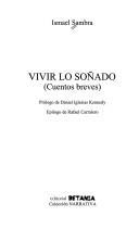 Cover of: Vivir lo soñado: cuentos breves