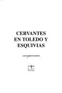 Cover of: Cervantes en Toledo y Esquivias