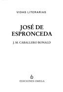 Cover of: José de Espronceda