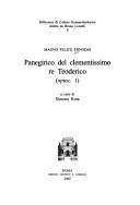 Cover of: Panegirico del clementissimo re Teodorico. by Ennodius, Magnus Felix Saint