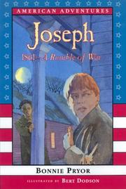 Cover of: Joseph by Bonnie Pryor