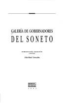 Cover of: Galería de gobernadores del soneto