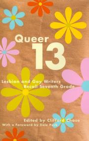 Cover of: Queer 13: lesbian and gay writers recall seventh grade