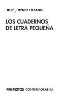 Los cuadernos de letra pequeña by José Jiménez Lozano