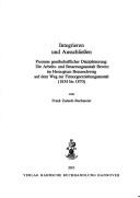 Integrieren und ausschliessen: Prozesse gesellschaftlicher Disziplinierung. Die Arbeits- und Besserungsanstalt Bevern.. by Frank Zadach-Buchmeier