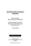 Cover of: Social precarity and social integration