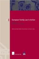 Cover of: European family law in action