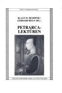 Cover of: Petrarca-Lektüren: Gedenkschrift für Alfred Noyer-Weidner