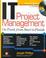 Cover of: IT project management