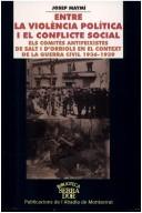 Entre la violència política i el conflicte social by Josep Maymí