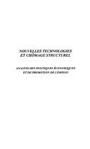 Cover of: Nouvelles technologies et chômage structurel by Hervé Devillé