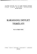 Cover of: Karahanlı devlet teşkilâtı