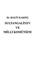 Sultangaliyev ve milli komünizm by Halit Kakınç