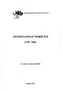 Cover of: Antakya esnaf teşkilâtı (1709-1860) by Rifat Özdemir