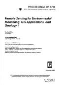 Cover of: Remote sensing for environmental monitoring, GIS applications, and geology II: 23-26 September, 2002, Agia Pelagia, Crete, Greece