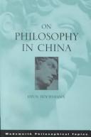 Cover of: On philosophy in China