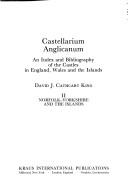 Cover of: Castellarium Anglicanum by David James Cathcart King