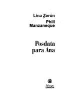 Cover of: Posdata para Ana by Lina Zerón