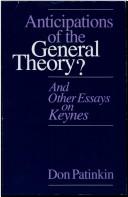 Anticipations of the General Theory? by Don Patinkin