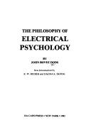 Cover of: The philosophy of electrical psychology by John Bovee Dods