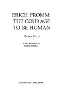 Cover of: Erich Fromm by Rainer Funk, Rainer Funk