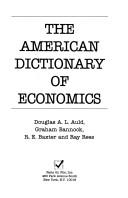 Cover of: The American dictionary of economics