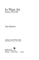 Cover of: In plain air: poems 1958-1980
