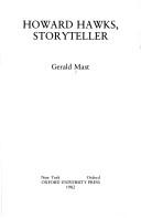 Cover of: Howard Hawks, storyteller by Gerald Mast