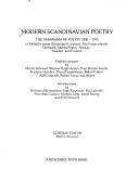 Cover of: Modern Scandinavian poetry: the panorama of poetry, 1900-1975, in Kalâtdlit-nunat (Greenland), Iceland, the Faroe Islands, Denmark, Saame poetry, Norway, Sweden, and Finland