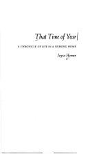 Cover of: That time of year | Joyce Mary Horner