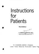 Cover of: Instructions for patients by H. Winter Griffith, H. Winter Griffith