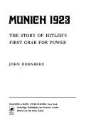 Cover of: Munich 1923 by John Dornberg