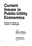 Cover of: Current issues in public-utility economics: essays in honor of James C. Bonbright