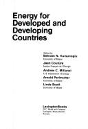 Cover of: Energy for developed and developing countries