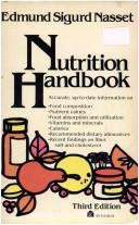 Cover of: Nutrition handbook by Edmund Sigurd Nasset