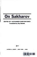 Cover of: On Sakharov by A. Babenyshev