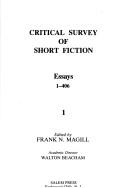 Cover of: Critical survey of short fiction