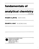 Cover of: Fundamentals of analytical chemistry by Douglas Arvid Skoog