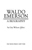 Cover of: Waldo Emerson by Gay Wilson Allen, Gay Wilson Allen