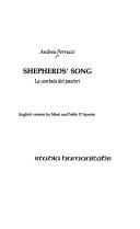 Cover of: Shepherds' song =: La cantata dei pastori