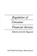 Cover of: Regulation of consumer financial services