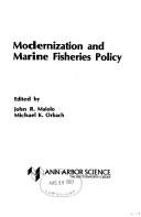 Cover of: Modernization and marine fisheries policy