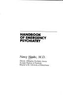 Cover of: Handbook of emergency psychiatry