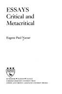 Cover of: Essays critical and metacritical