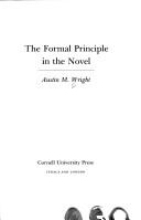 Cover of: The formal principle in the novel