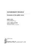 Cover of: Government finance: economics of the public sector
