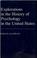 Cover of: Explorations in the history of psychology in the United States