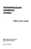 Cover of: Microprocessor operating systems by edited by John Zarrella.