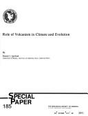 Cover of: Role of volcanism in climate and evolution